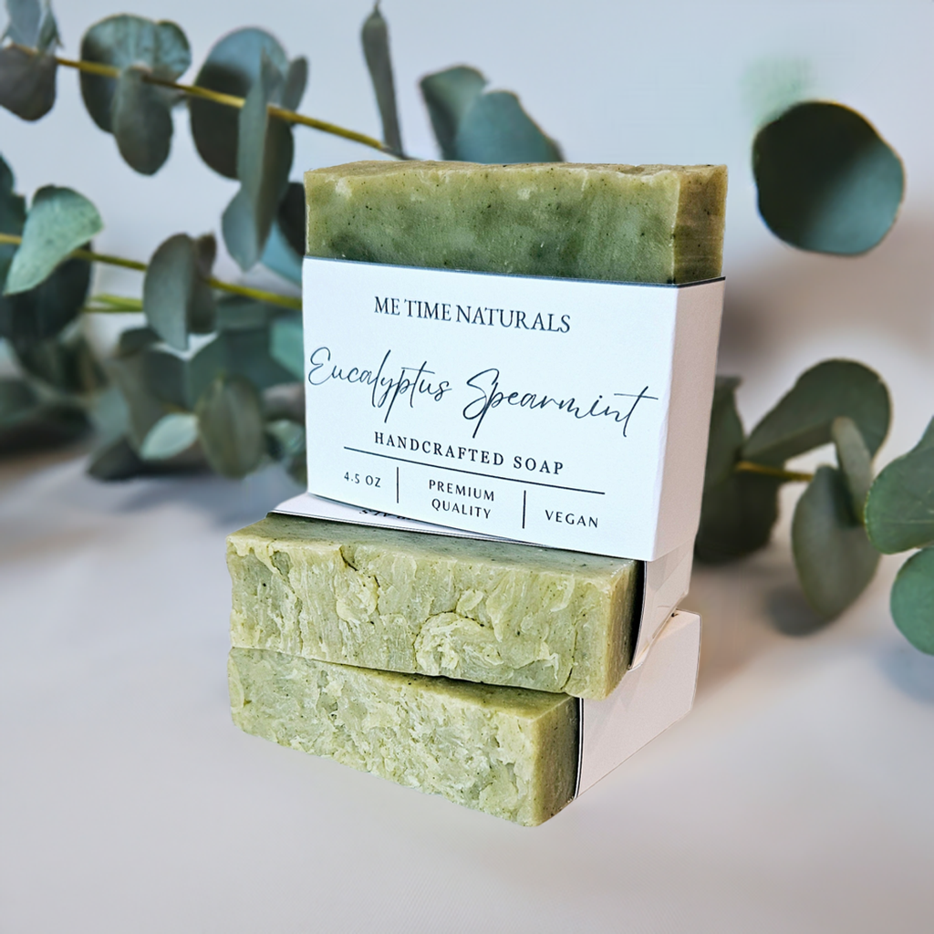 Eucalyptus Spearmint Handcrafted Soap - ME TIME NATURALS