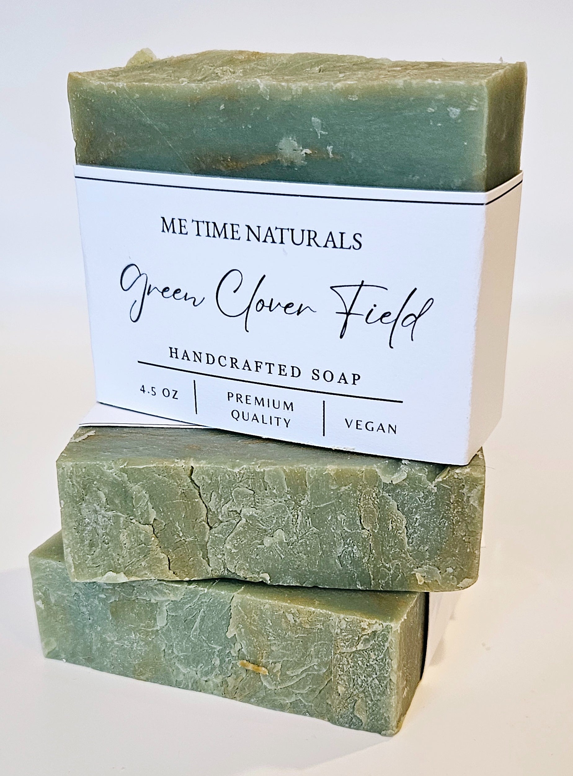 Green Clover Field Handcrafted Soap - ME TIME NATURALS