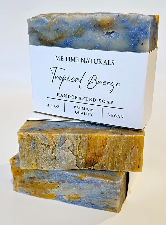 Tropical Breeze Handcrafted Soap - ME TIME NATURALS