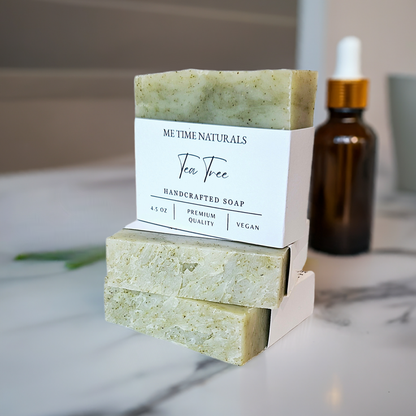 Tea Tree Handcrafted Soap - ME TIME NATURALS